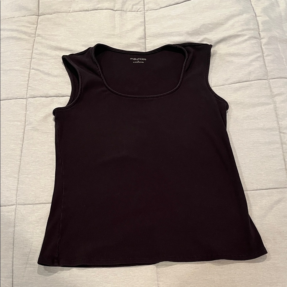 Maurices Dark Sleeveless Tank Top